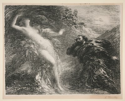 Manfred ja Astaire tekijältä Ignace Henri Jean Fantin Latour
