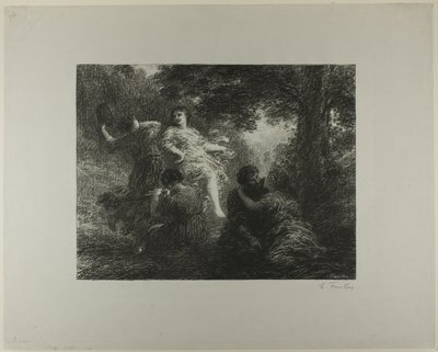 Pastoraalinen tekijältä Ignace Henri Jean Fantin Latour