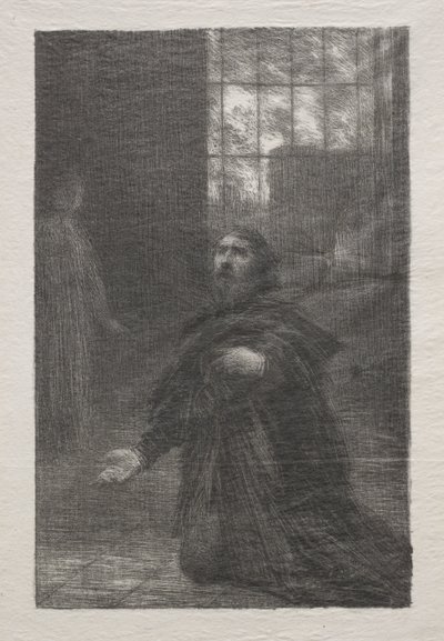 Rienzi, V näytös: Riencin rukous tekijältä Ignace Henri Jean Fantin Latour