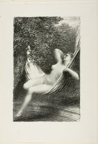 Sara la banyista tekijältä Ignace Henri Jean Fantin Latour