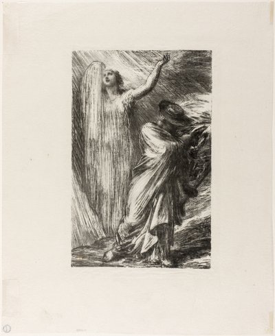 Siegfried: III näytös, Erdan mielikuva tekijältä Ignace Henri Jean Fantin Latour