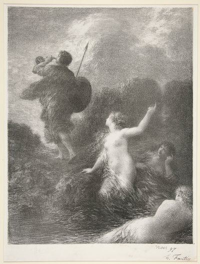 Siegfried ja Reinin neitsyt tekijältä Ignace Henri Jean Fantin Latour