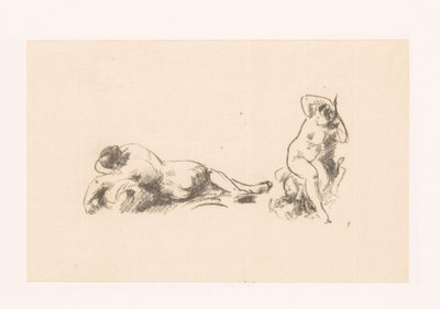 Tutkimusarkki kahdella alastomalla naisella tekijältä Ignace Henri Jean Fantin Latour
