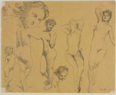 Naisten alastontutkimukset tekijältä Ignace Henri Jean Fantin Latour