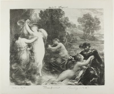 Tannhäuser: Venusberg tekijältä Ignace Henri Jean Fantin Latour