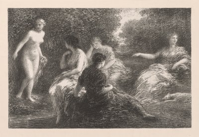 Uimarit tekijältä Ignace Henri Jean Fantin Latour