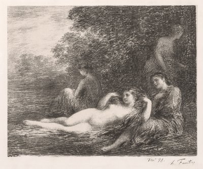 Uimarit tekijältä Ignace Henri Jean Fantin Latour