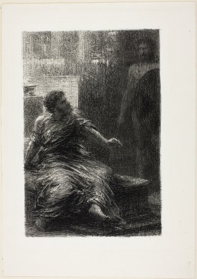 Troijan valloitus: Hector Berliozin oopperasta "Troijan valloitus (1855-58)". tekijältä Henri Fantin Latour