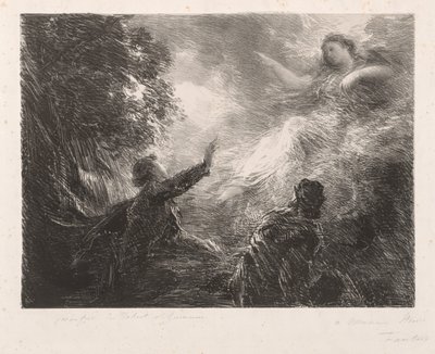 Alppien keiju tekijältä Ignace Henri Jean Fantin Latour