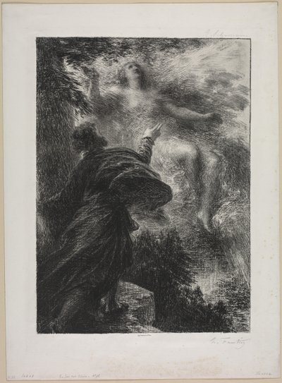 Alppien keiju tekijältä Ignace Henri Jean Fantin Latour