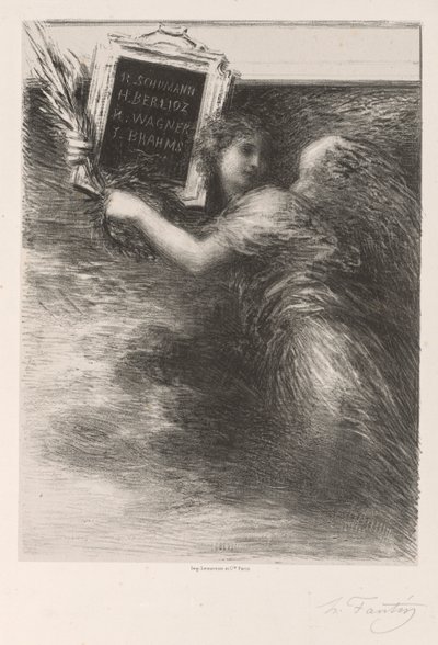 Musiikin nero tekijältä Ignace Henri Jean Fantin Latour