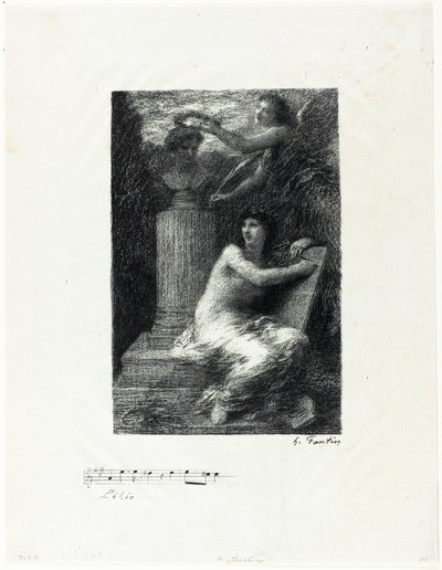 Berliozille, pieni lautanen tekijältä Ignace Henri Jean Fantin Latour