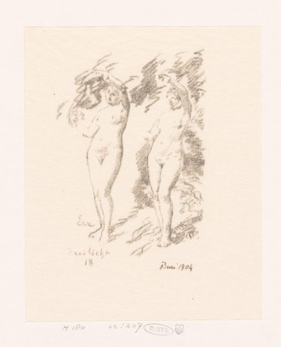 Kaksi Evan tutkimusta tekijältä Ignace Henri Jean Fantin Latour
