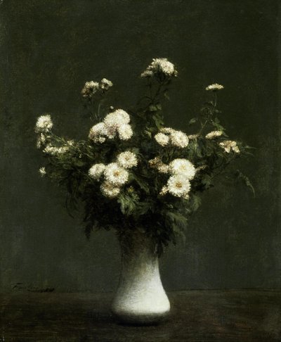 Krysanteemimaljakko tekijältä Henri Fantin Latour