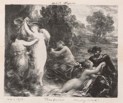 Venusberg tekijältä Ignace Henri Jean Fantin Latour