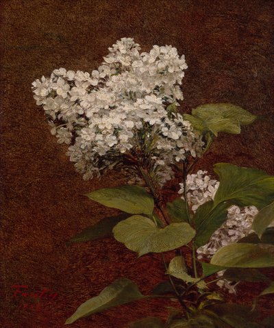 Valkoiset liljat tekijältä Ignace Henri Jean Fantin Latour