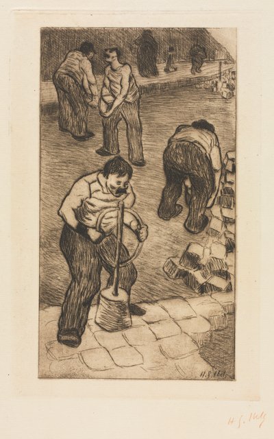 Street Pavers tekijältä Henri-Gabriel Ibels