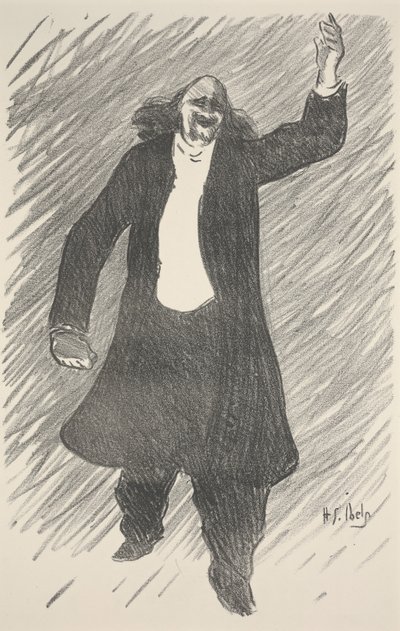 Nimetön (litografia) tekijältä Henri-Gabriel Ibels