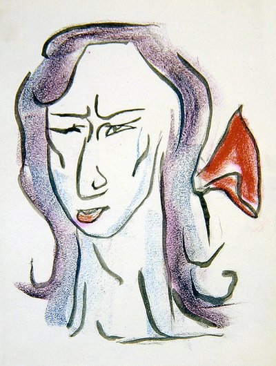 Oxfordin kreivitär ja Asquith tekijältä Henri Gaudier-Brzeska