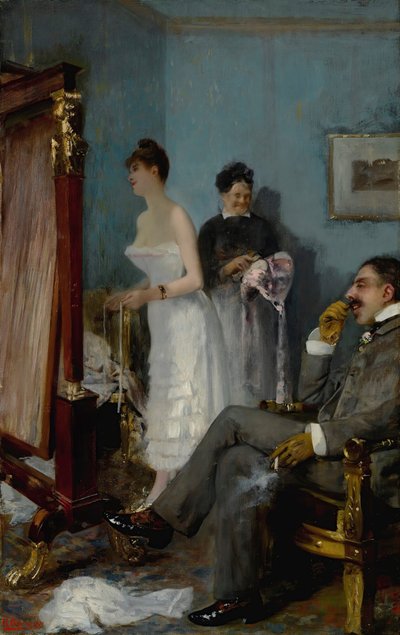 Nana, 1880-luvun alku. tekijältä Henri Gervex