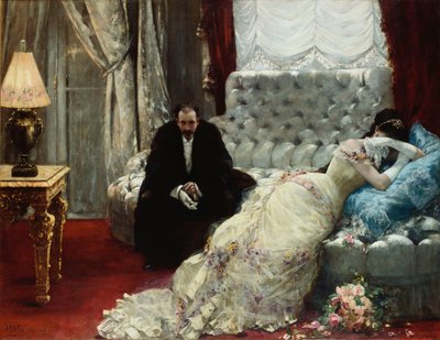 Paluu ballilta, 1879 tekijältä Henri Gervex