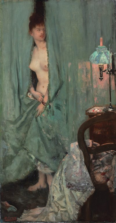 Odottamaton vierailu; Visite imprevue, 1878 tekijältä Henri Gervex