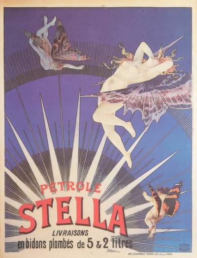 Stella Petroleum / Plakat 1897 tekijältä Henri Gray