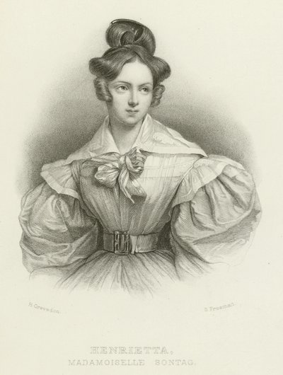 Henrietta, Madamoiselle Sontag tekijältä Henri Grevedon
