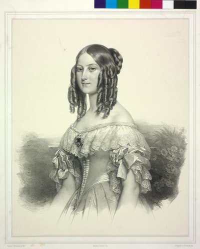 Saksin-Coburgin-Gothan prinsessa Victoria Victoria tekijältä Henri Grevedon