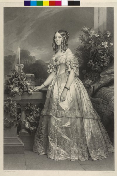 Saksin-Coburgin-Gothan prinsessa Victoria Victoria tekijältä Henri Grevedon