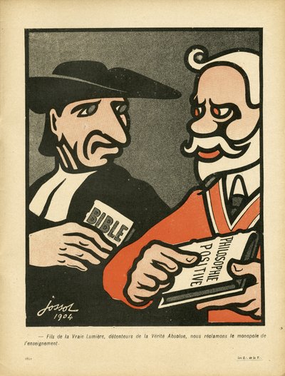Voilevy, numero 169, satiirinen värillinen versio tekijältä Henri Gustave Jossot