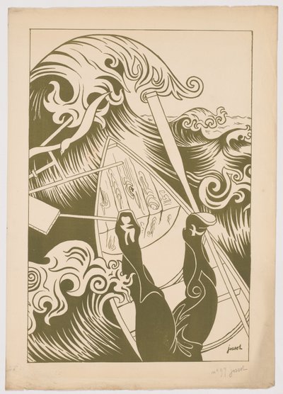 Aalto (La vague) tekijältä Henri Gustave Jossot