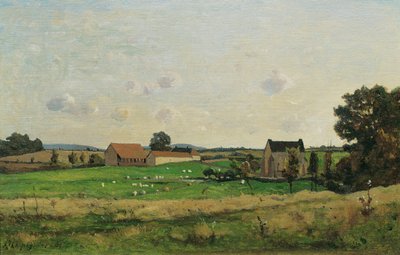 Saulcen kartano (Gonnen osasto) tekijältä Henri Joseph Harpignies
