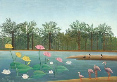 Flamingot tekijältä Henri J.F. (1844-1910) Rousseau