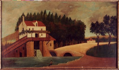 Mylly, noin 1896 tekijältä Henri J.F. Rousseau