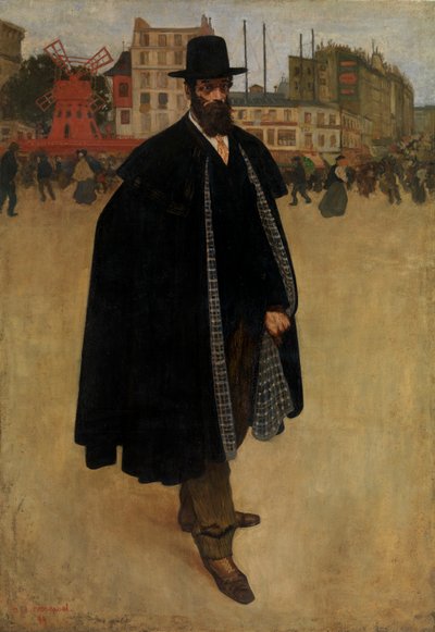 Espanjalainen Pariisissa (taiteilijan muotokuva Francisco Iturrino) tekijältä Henri Jacques Edouard Evenepoel