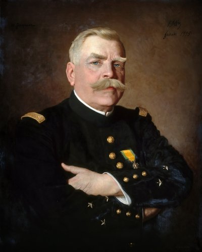 Muotokuva Joseph Joffresta 1852-1931, Ranskan marsalkka tekijältä Henri Jacquier