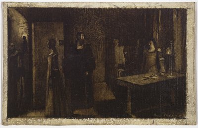 Risti, n. 1887 (öljy kankaalle) tekijältä Henri Jean Guillaume Martin