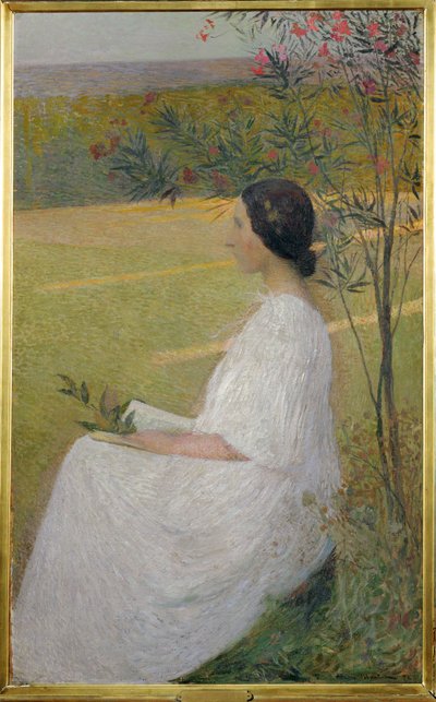 Muse (maalaus kankaalle) tekijältä Henri Jean Guillaume Martin