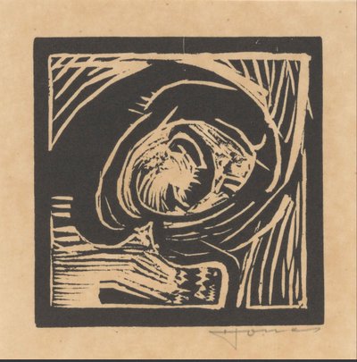 Figuurin pää tekijältä Henri Jonas (signed by artist)