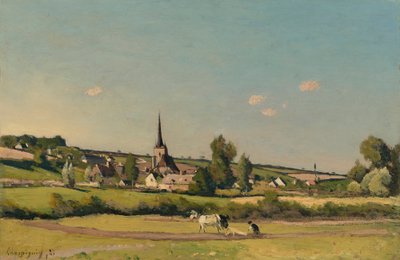 Näkymä Saint Privélle tekijältä Henri Joseph Harpignies