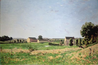 Maisema Saulcessa, Yonnessa tekijältä Henri Joseph Harpignies