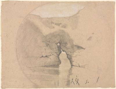 Sorrento, Kuningatar Joanin kylpylät tekijältä Henri Joseph Harpignies
