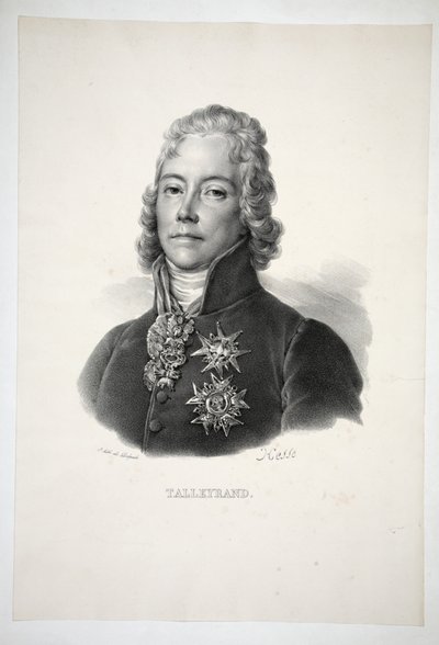 Talleyrand, pubi. 1821 tekijältä Henri Joseph Hesse