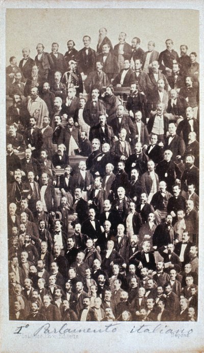 ENSIMMÄINEN ITALIAN PARLAMENTTI 1861 tekijältä Henri Le Lieure