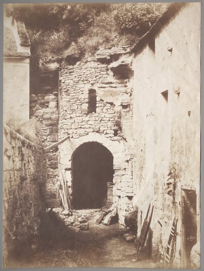 Troglodyte-tilan takana, n. 1853. tekijältä Henri Le Secq