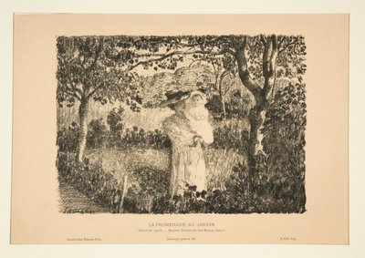Kävely puutarhassa tekijältä Henri Lebasque