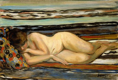 Alaston nainen nukkumassa; Nu Allonge, tekijältä Henri Lebasque