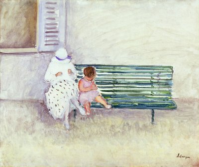 Penkillä (öljy kankaalle) tekijältä Henri Lebasque