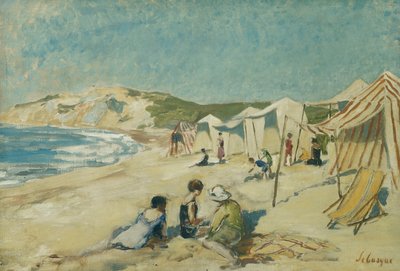 Beach Pointe St. Gildasissa; Ranta Pointe St Gildasissa, noin 1920 tekijältä Henri Lebasque